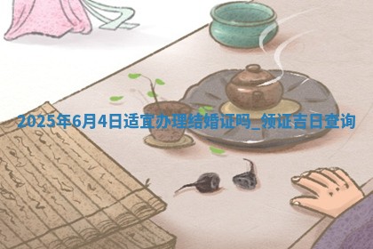 2025年6月4日适宜办理结婚证吗,领证吉日查询 2025年6月4日适宜办理结婚证吗,领证吉日查询