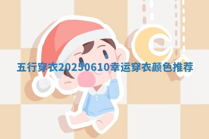 2025年06月10日五行穿衣指南