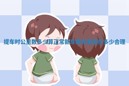 提车时公里数多少算正常_新车提车里程在多少合理